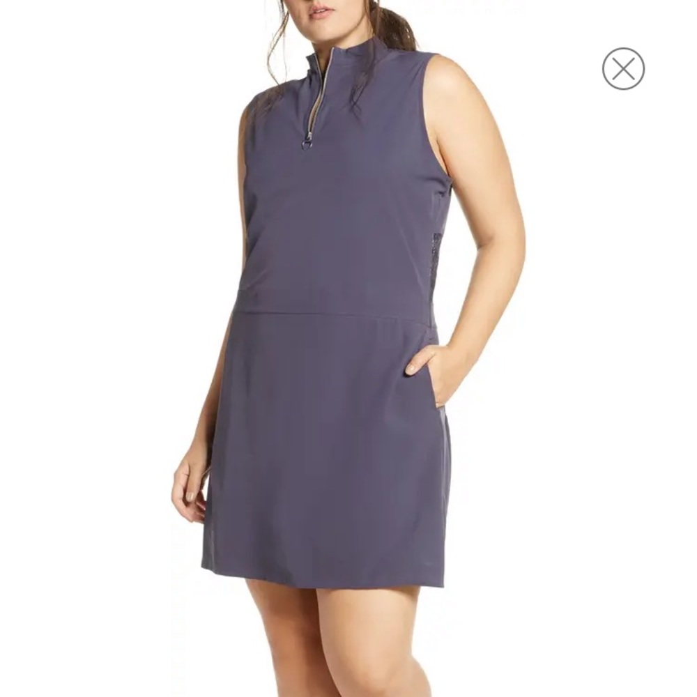 Nike Dri-Fit Flex Golf Dress w/pockets purple